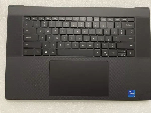Genuin Dell XPS 17 9710 Laptop Palmrest US/EN Backlit Keyboard W20R5 9HJJX K4D5