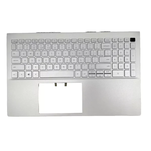 15.6" Silver Palmrest W/Backlit Keyboard For Dell Inspiron 15 5505 06XCC3 US