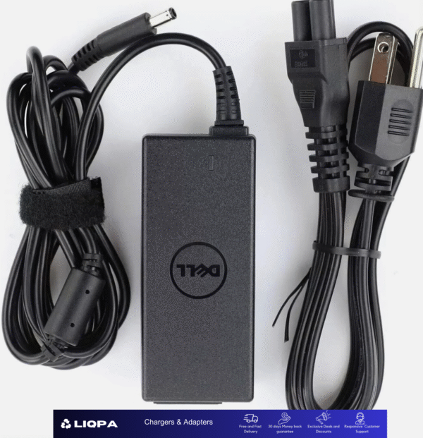 Lot of 10 Dell 45W AC Adapters | 4.5mm Small Tip Laptop Chargers with Power Cords - Image 4