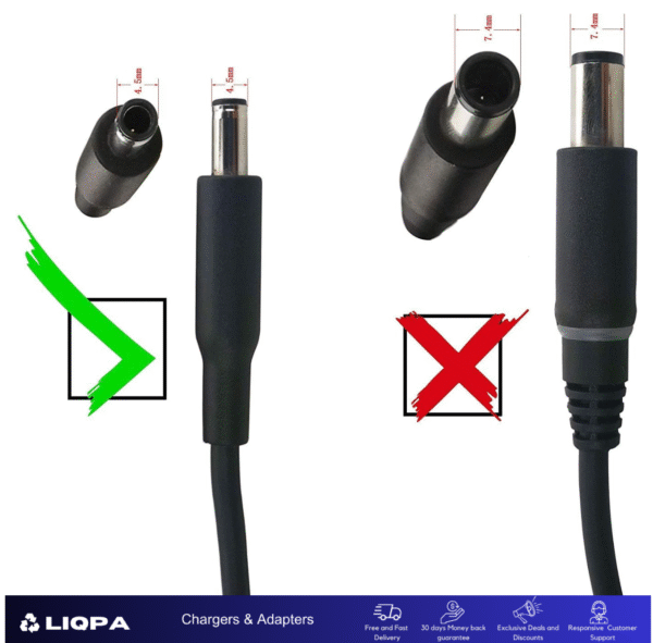 Lot of 10 Genuine Dell 65W Laptop Chargers | 19.5V 3.34A Big Pin (7.4mm) with Power Cables - Image 6