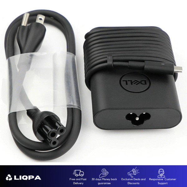 Dell 65W USB-C AC Adapter for Dell Latitude – Models 0M1WCF / 002YK0F / 0JYJNW / 0K5MD6 - Image 2