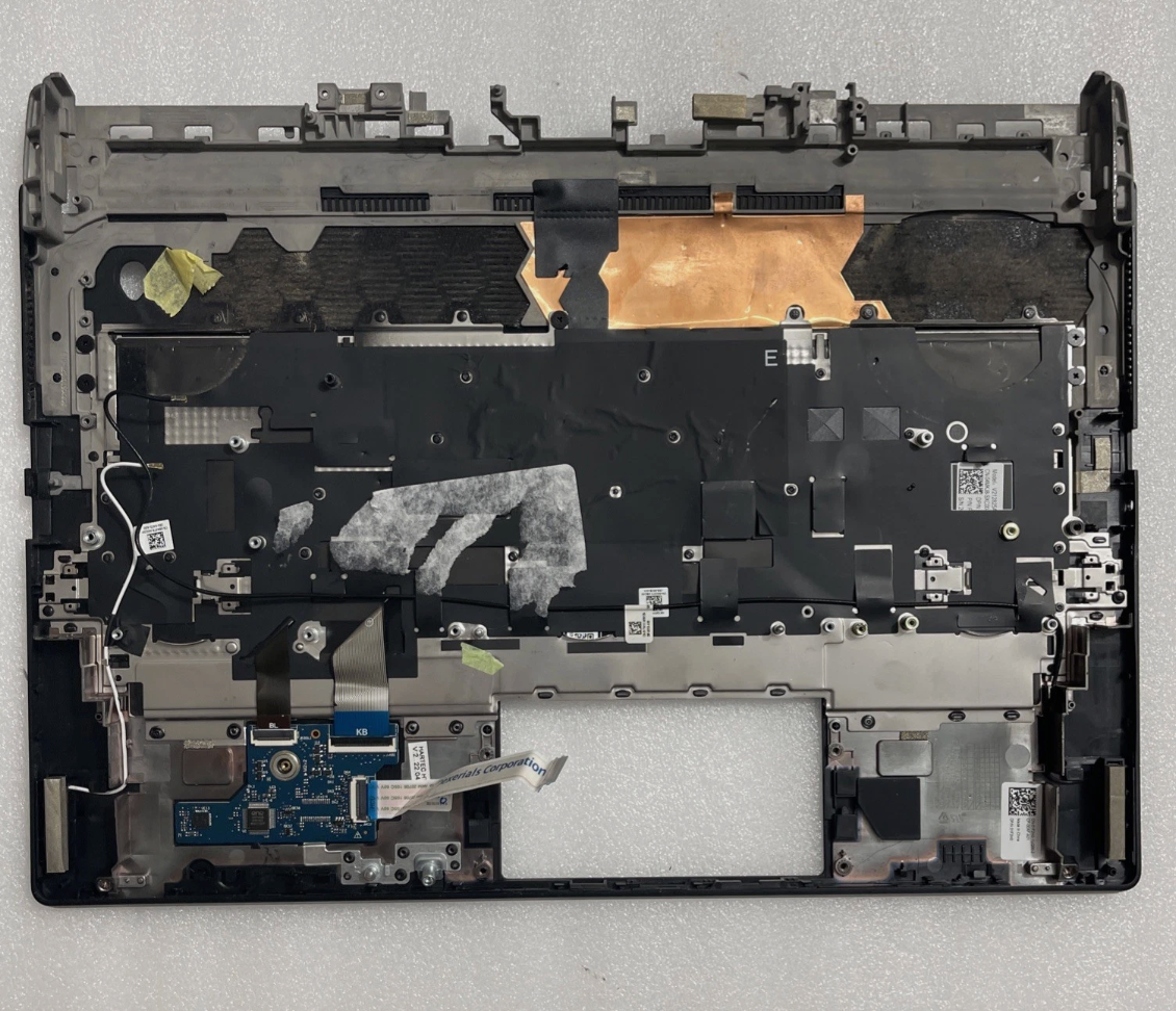 1F2H0 Dell Alienware M15 R7 OEM Laptop Palmrest w/ BL Keyboard Genuine W9 - Image 2