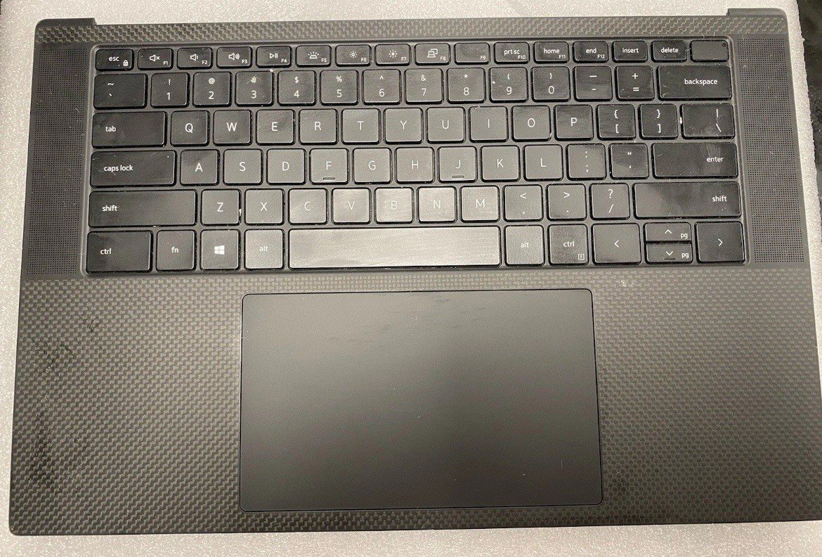 5Y9T0 Dell XPS 9500 9510 Palmrest Touchpad US Bcl Kbd 5Y9T0 05y9t0 W10