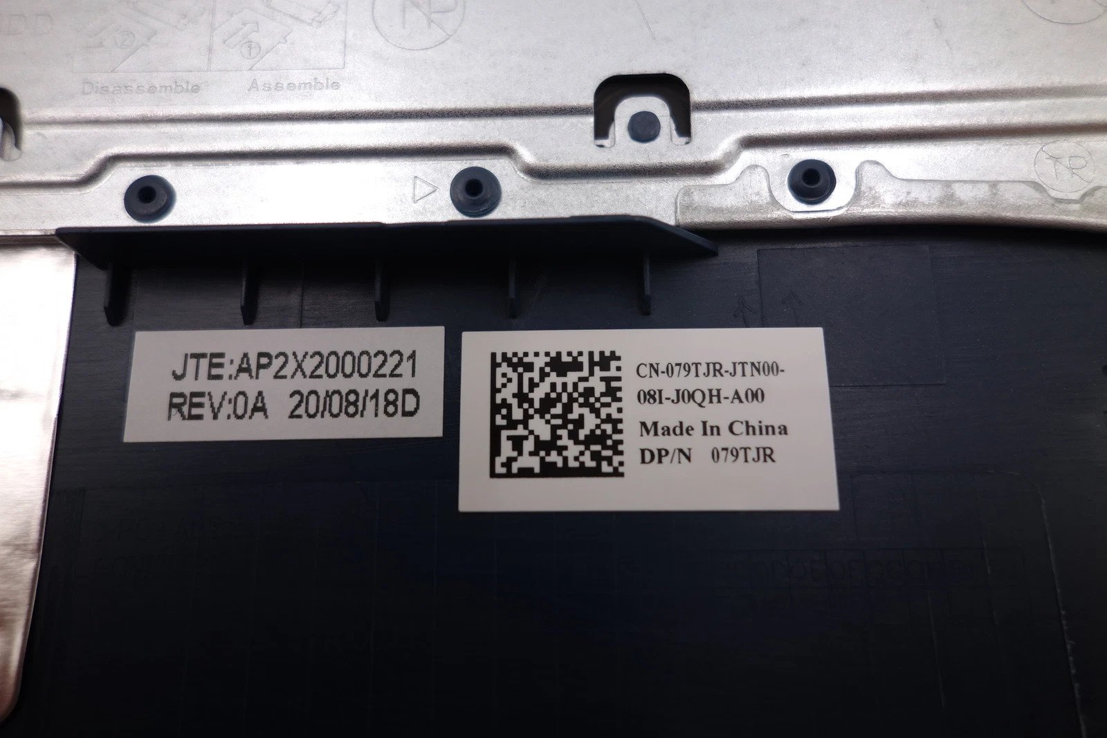 79TJR Palmrest Dell Inspiron 3501 3505 BACKLIT Keyboard PYGPW w9 - Image 3