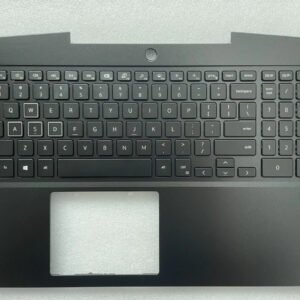 1RPF5 DELL G5 5500 Black Laptop C Shell Palmrest Upper Cover Keyboard 01RPF5 w9