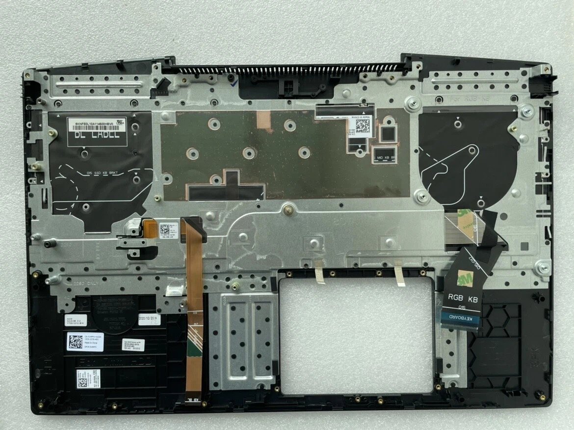 1RPF5 DELL G5 5500 Black Laptop C Shell Palmrest Upper Cover Keyboard 01RPF5 w9 - Image 3