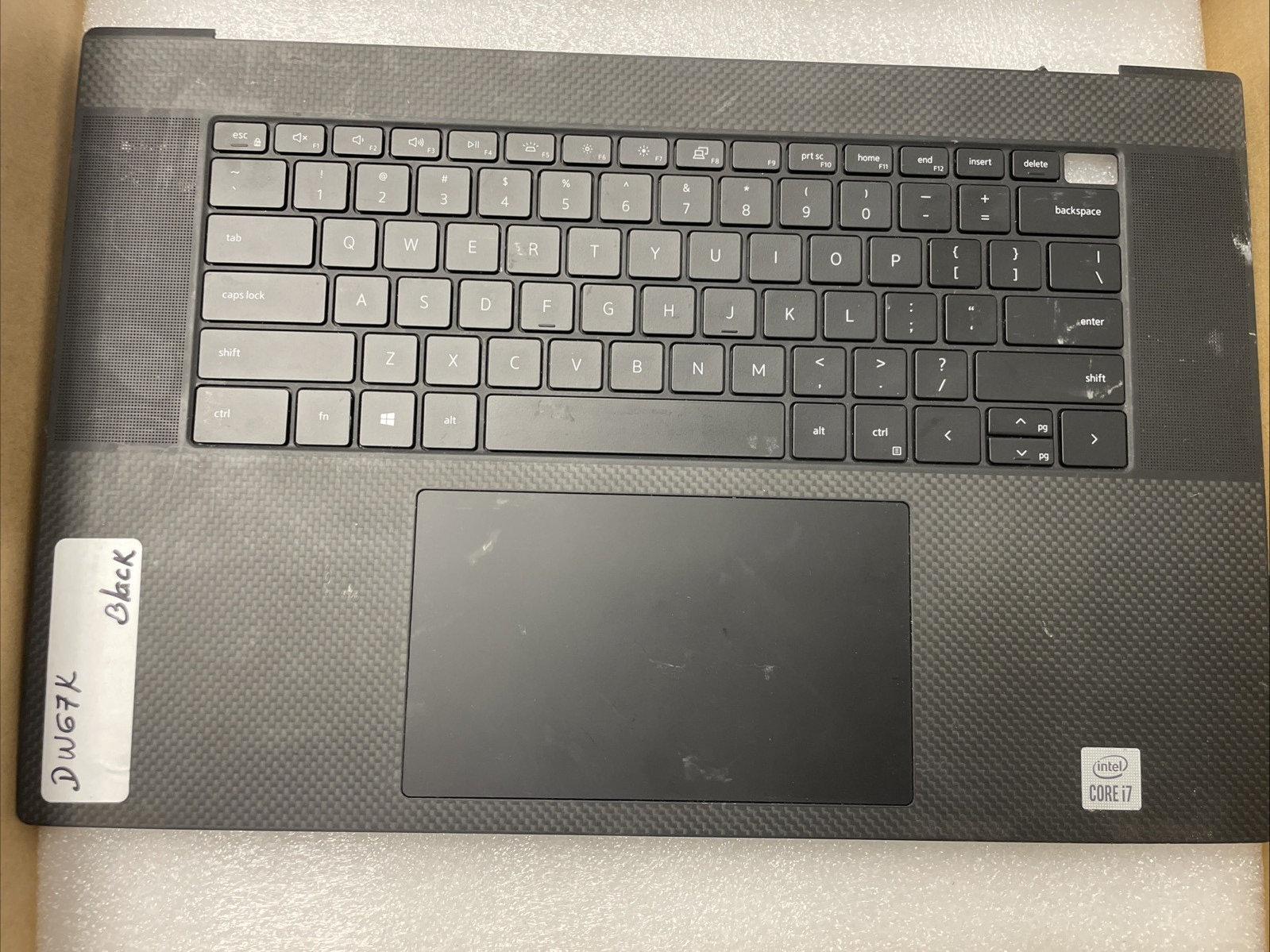 ODW67K Dell XPS 17 9700 Palmrest Touchpad FPR US/EN Backlit Keyboard DW67K P26