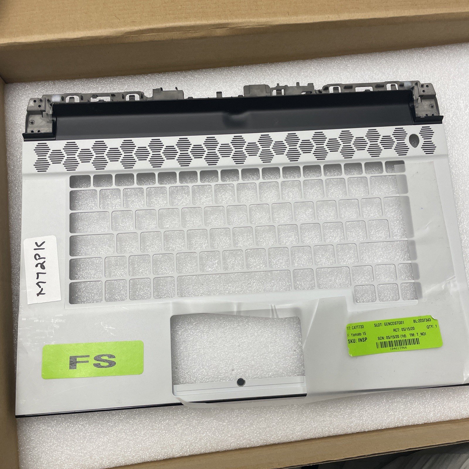 M72PK Dell Alienware M15 R2 Laptop Palmrest Upper Cover Case C Shell 0M72PK W8