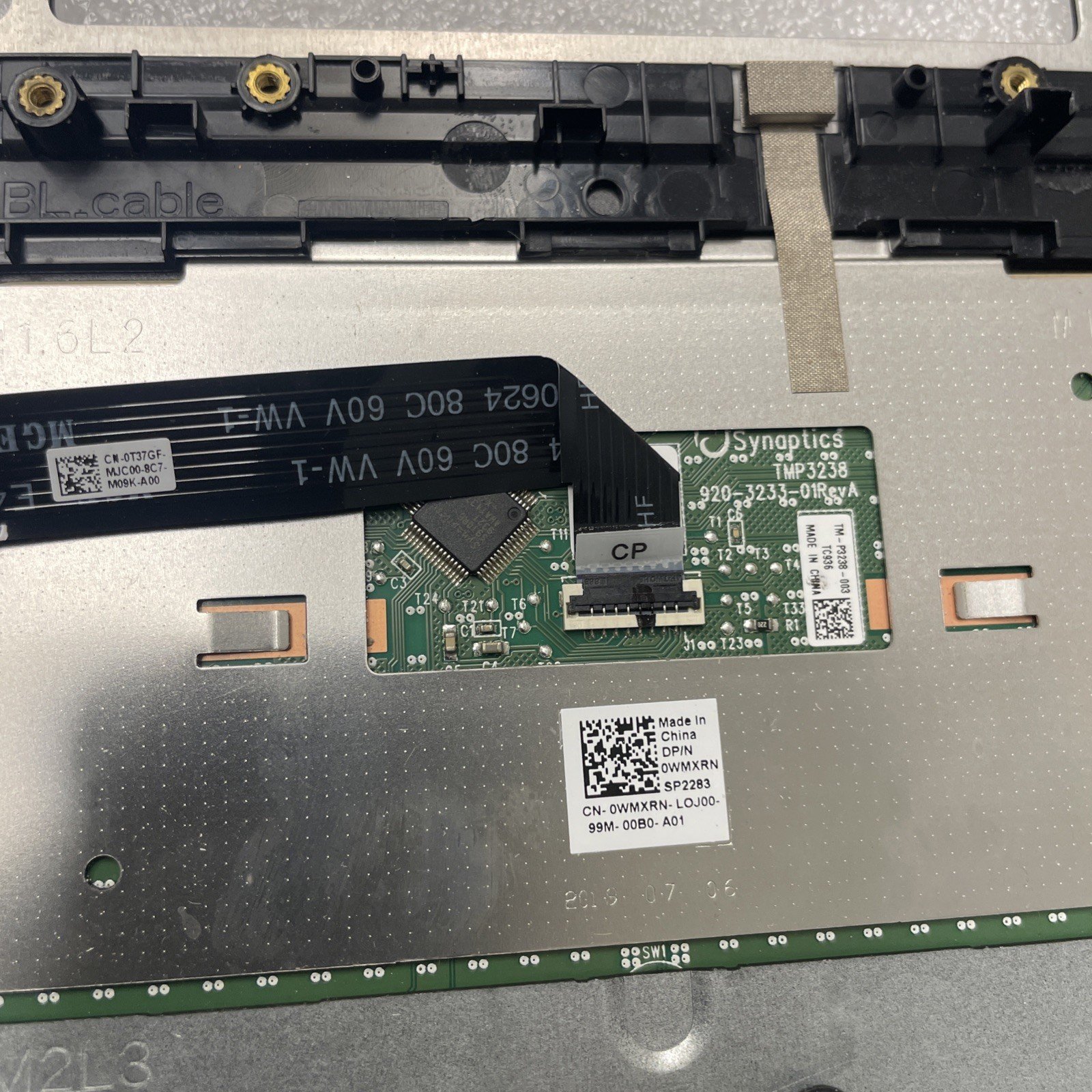 V27HW Dell OEM G7 15 15.6" FHD Laptop Palmrest Assembly AMA01 V27HW W8 - Image 3