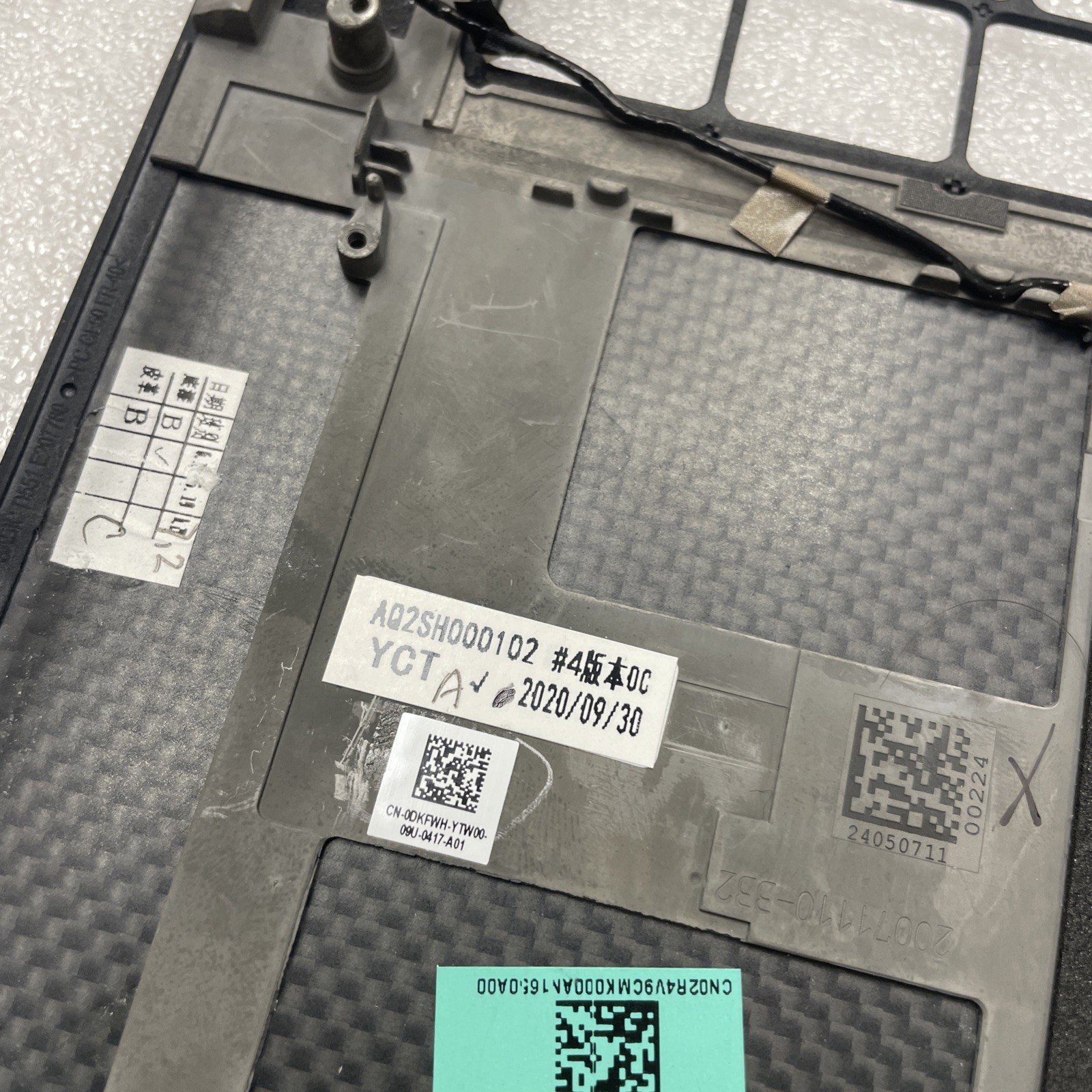 DKFWH Dell XPS 9500 9510 Palmrest Touchpad Keyboard DKFWH 05Y9T0 W8 - Image 4