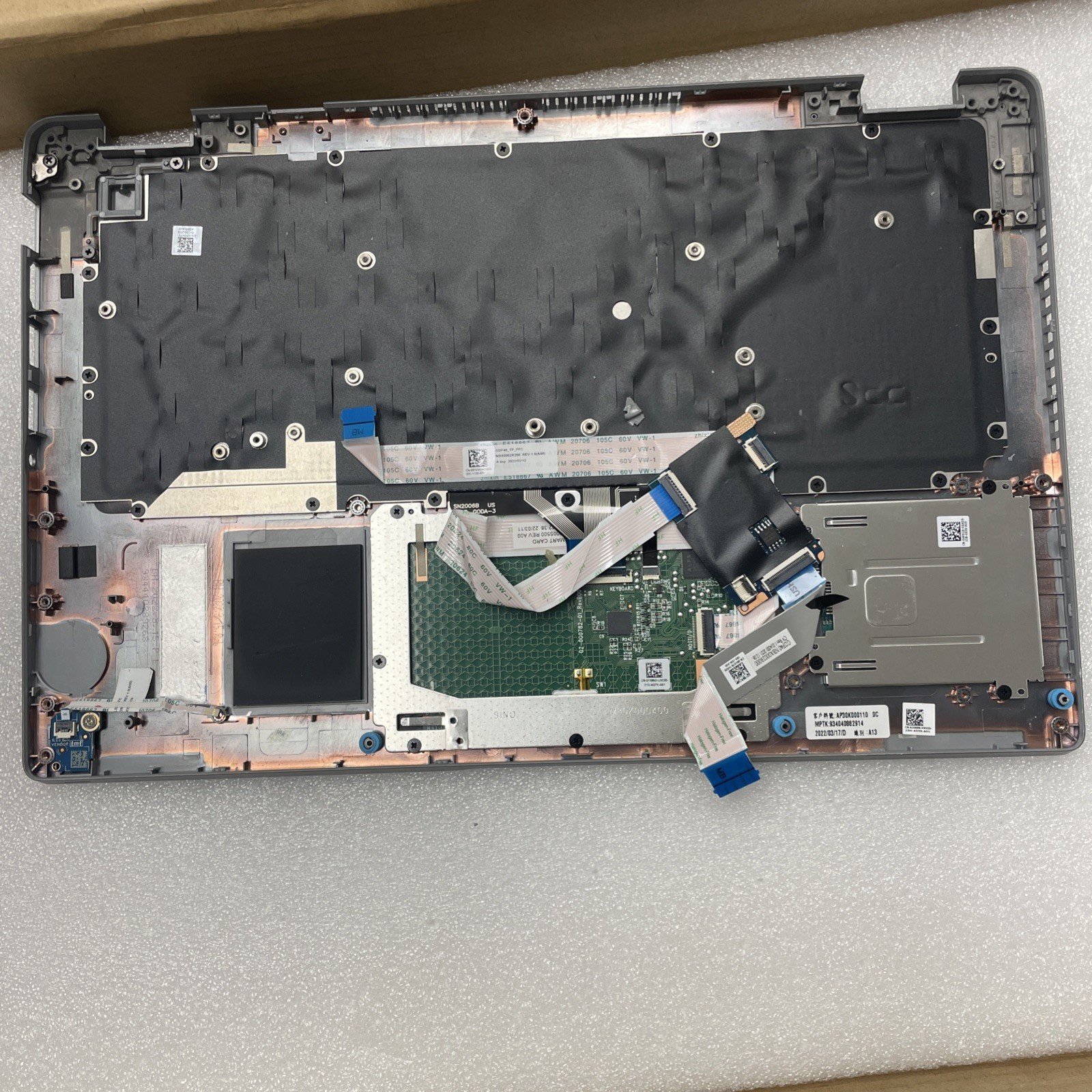 A20696 Dell Latitude 5420 E5420 Palmrest Upper Case Cover Touchpad A20696 W8 - Image 2