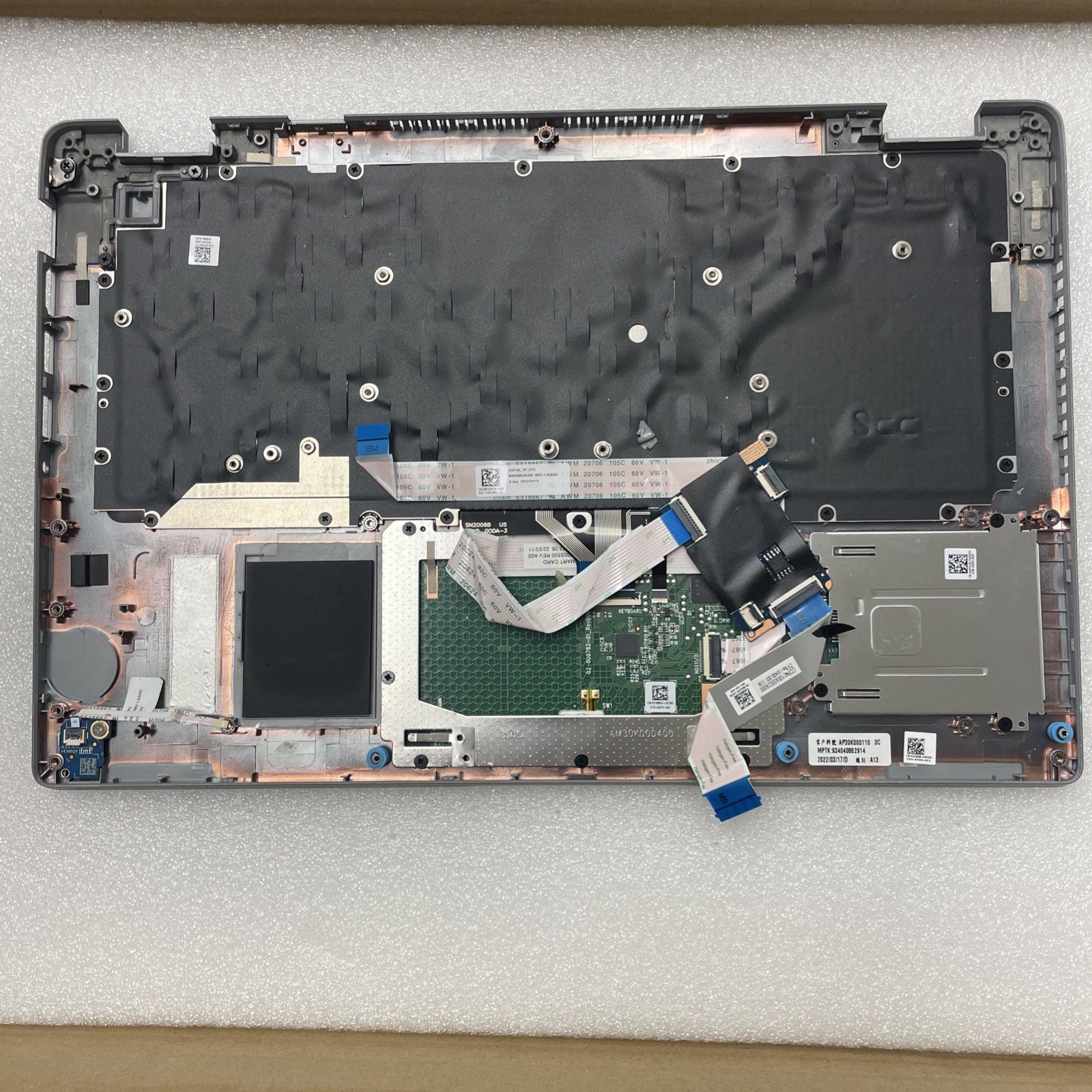 A20696 Dell Latitude 5420 E5420 Palmrest Upper Case Cover Touchpad A20696 W8 - Image 3