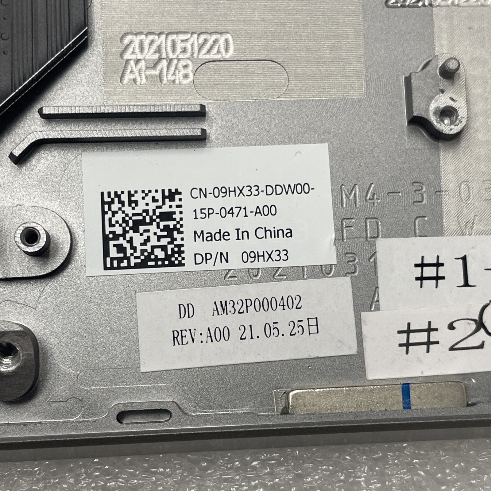 9HX33 Dell Latitude 9420/2-in-1 Palmrest/Touchpad & Keyboard - 09HX33 W8 - Image 4