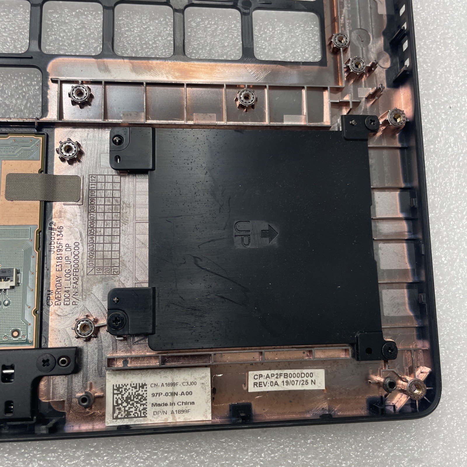 A1899F For Dell Latitude 5400 E5400 Palmrest Keyboard Bezel Upper Case Cover W8 - Image 3