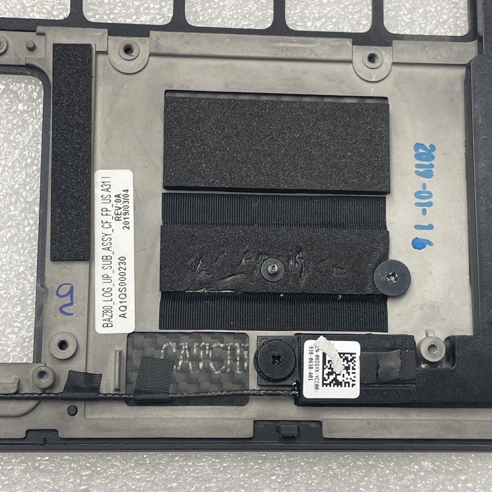 89GD9 WPCF9 DELL TOP COVER WITH KEYBOARD XPS 13 9365 P71G W8 - Image 4