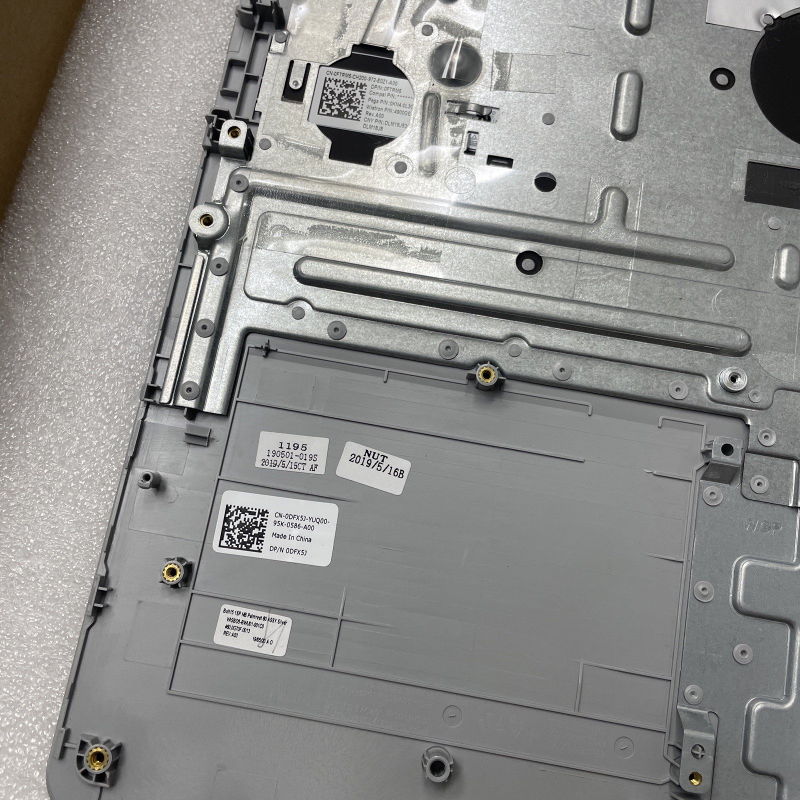 0DFX5 Dell Inspiron 15 5584 Palmrest /W Backlit Keyboard DFX5J W7 - Image 3