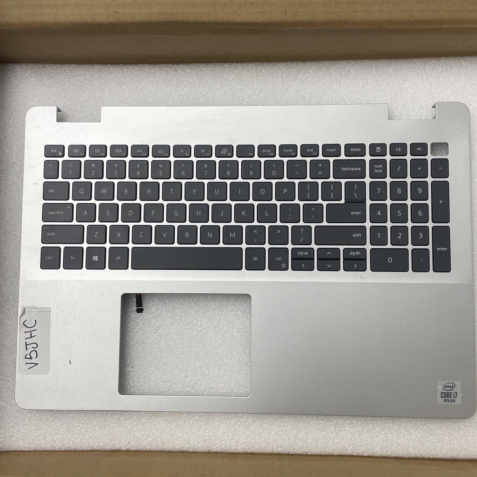 V5JHC Palmrest Cover + Backlit Keyboard for Dell Inspiron 5593 0V5JHC W7