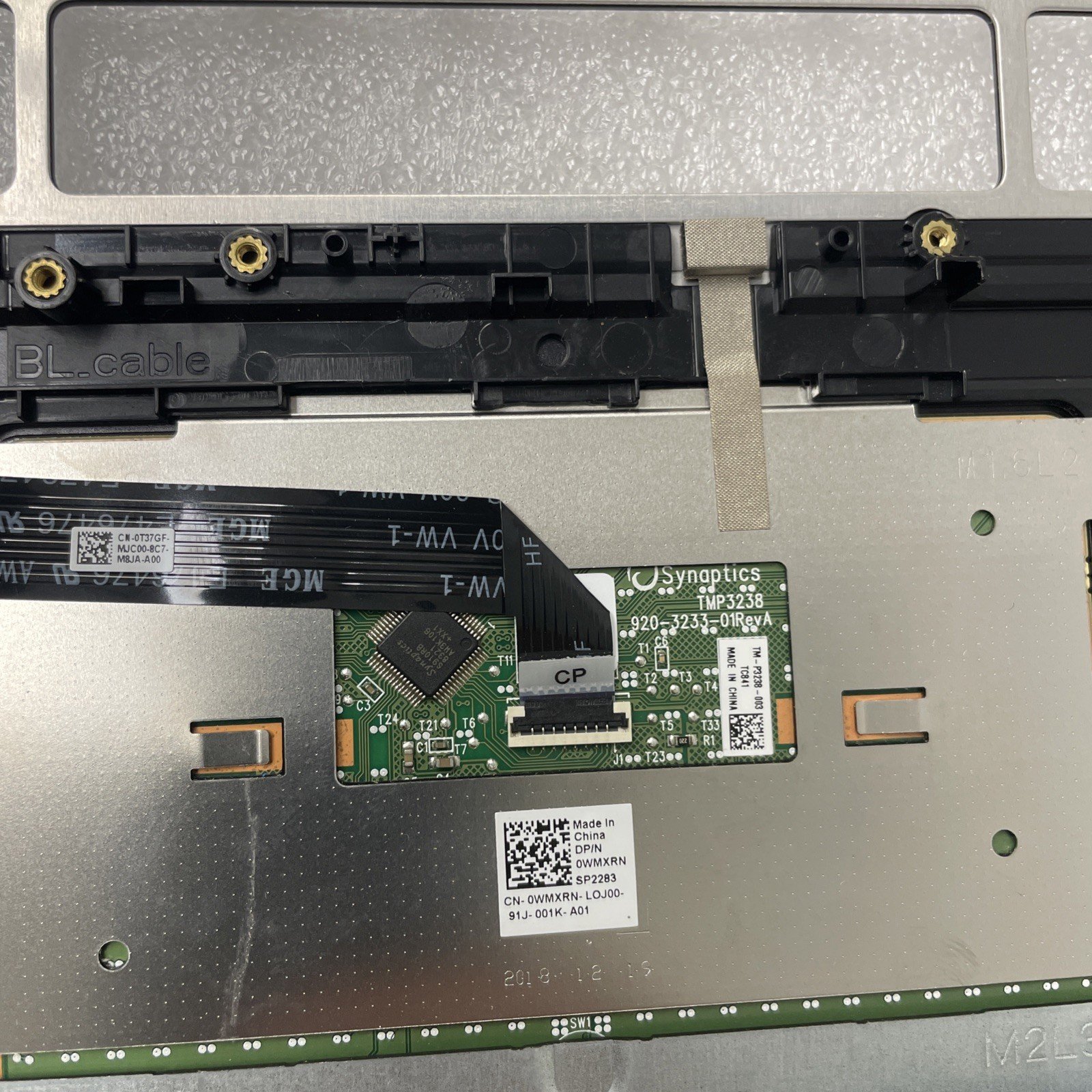 V27HW Dell OEM G7 15 15.6" FHD Laptop Palmrest Assembly AMA01 0V27HW W7 - Image 4