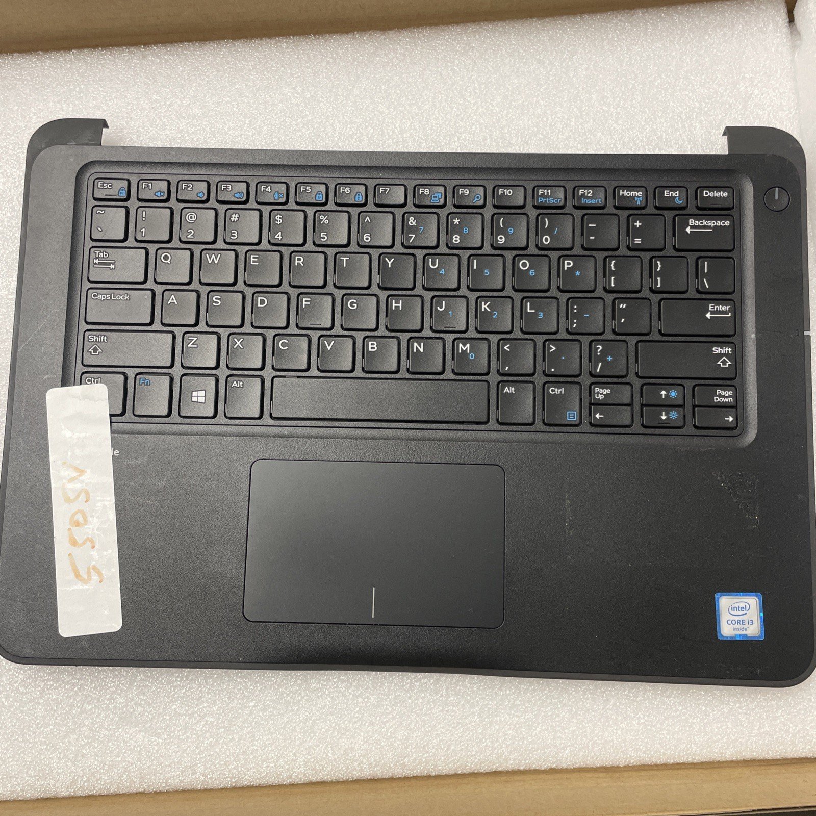 5505V Dell Latitude 13 3380 Laptop Palmrest Touchpad US Keyboard 05505V W7