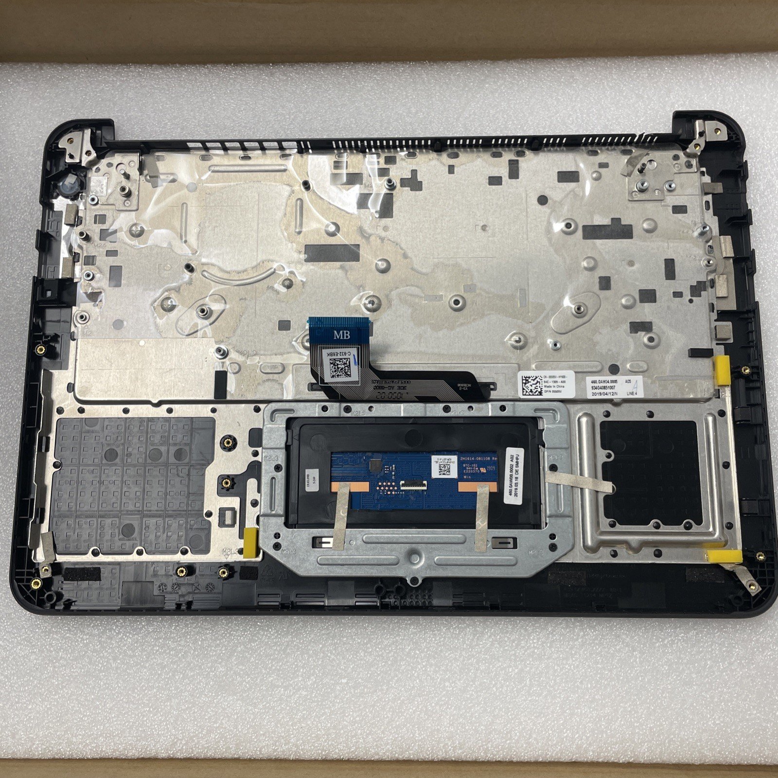 5505V Dell Latitude 13 3380 Laptop Palmrest Touchpad US Keyboard 05505V W7 - Image 2