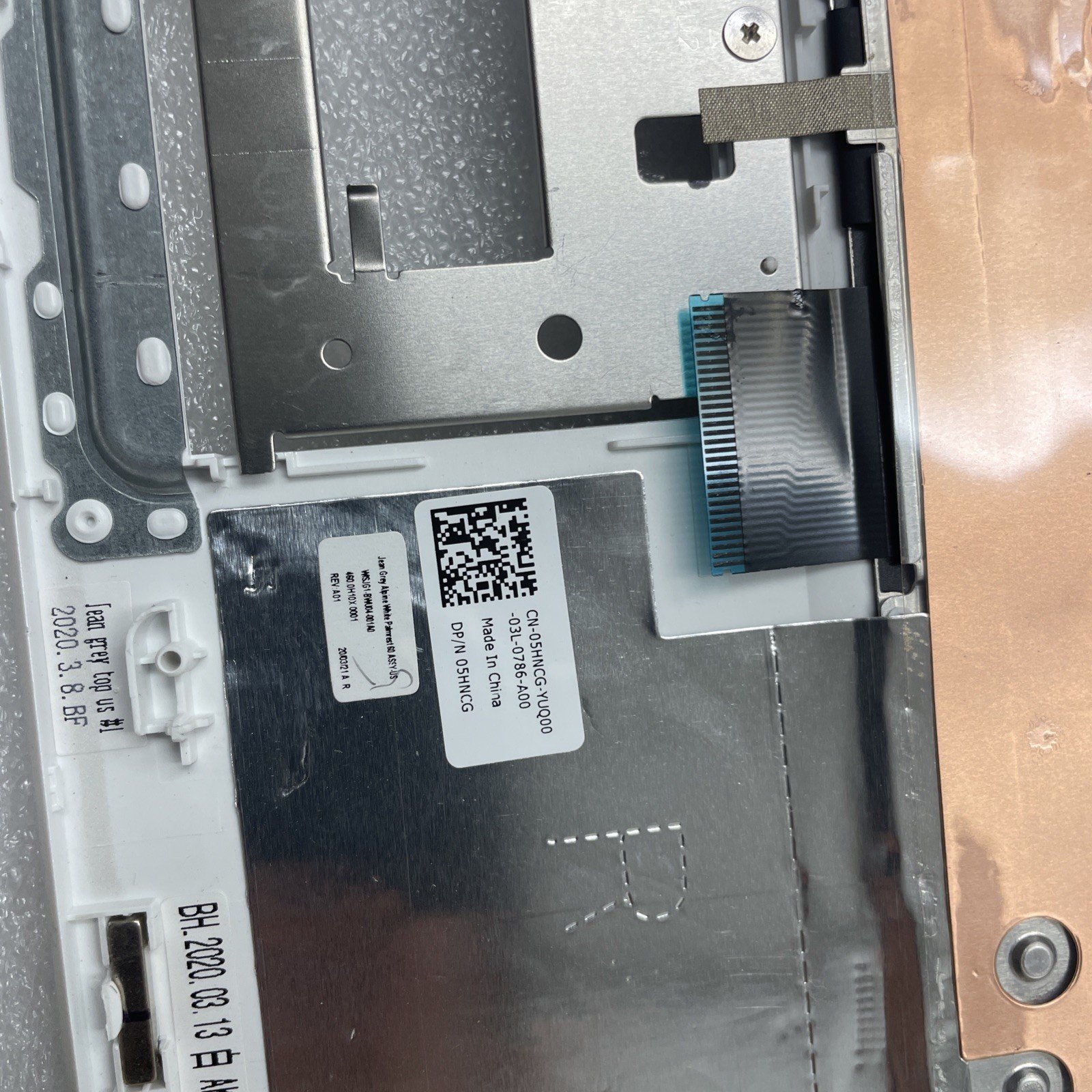 5HNCG Dell Inspiron 11 3180 3185 Palmrest US Keyboard Touchpad GYD44 W7 - Image 3