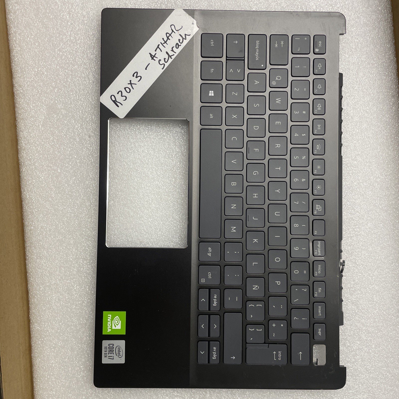 R30X5 Dell Vostro 5390 13.3" Palmrest W/ Backlit Keyboard 0R30X5 W7