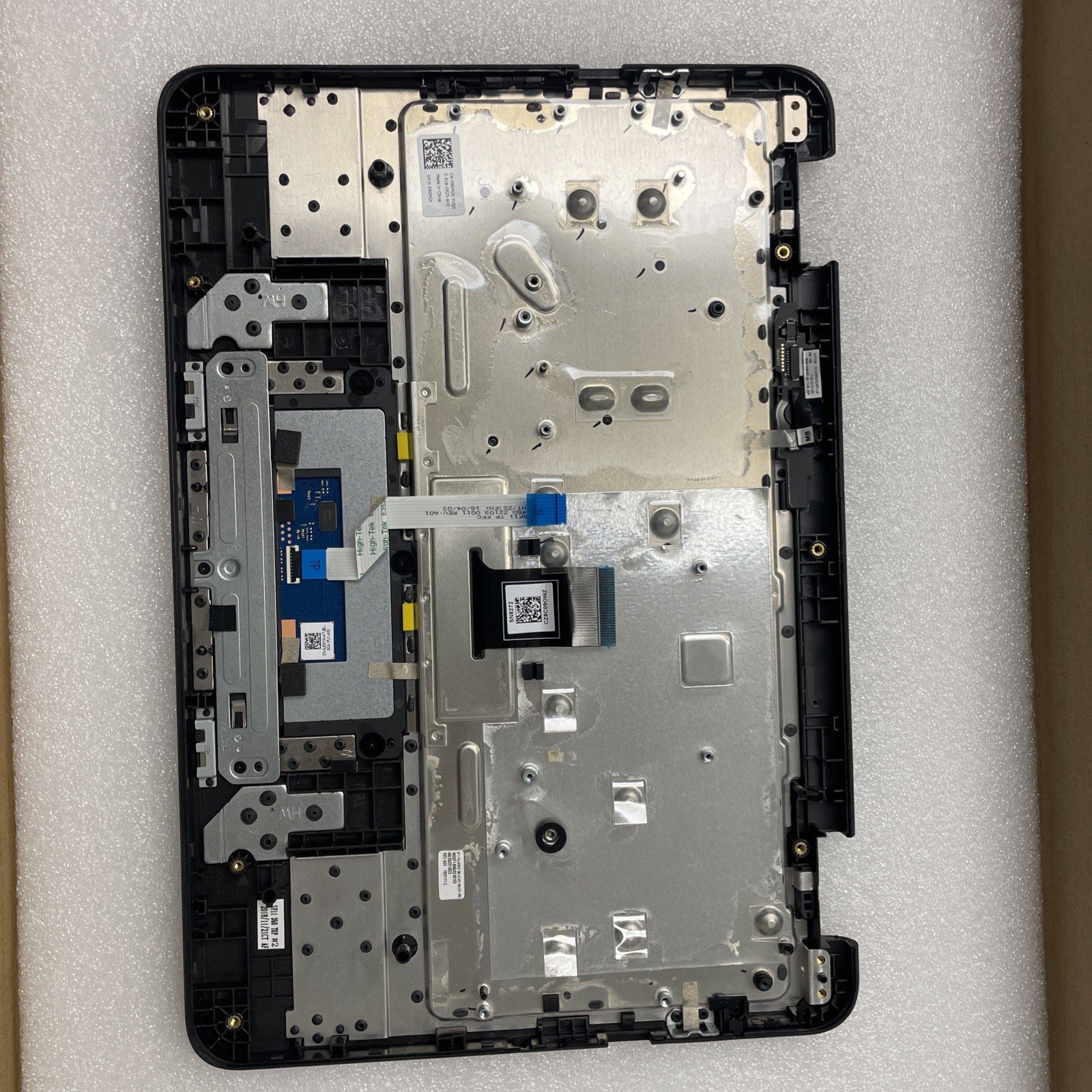 96MGX Dell Chromebook 11 5190 Palmrest Touchpad US-EN Keyboard HUI09 096MGX W7 - Image 2