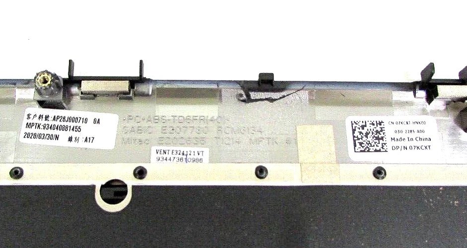 7KCXT Dell Precision 7540 Palmrest Touchpad W/Fingerprint Assembly W3 - Image 2