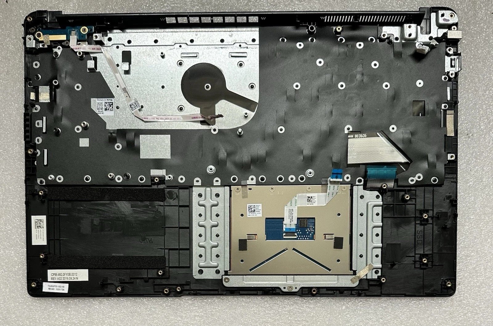 XPXMR Dell Latitude 3500 15.6" Palmrest Touchpad Keyboard 0XPXMR W2 - Image 2
