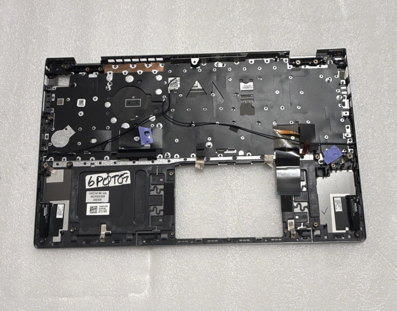 6P0TG Palmrest Backlit Keyboard Cover Dell Inspiron 15 Pro 5510 5515 06P0TG W2 - Image 4