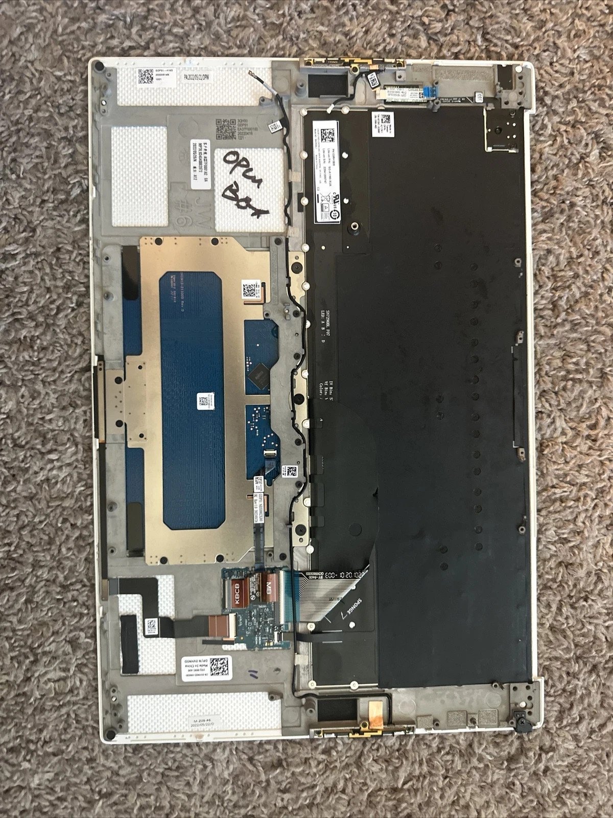 VHN0D AQ37F0001A2 OEM DELL TOP COVWER WKEYB XPS 15 9520 W6 - Image 2