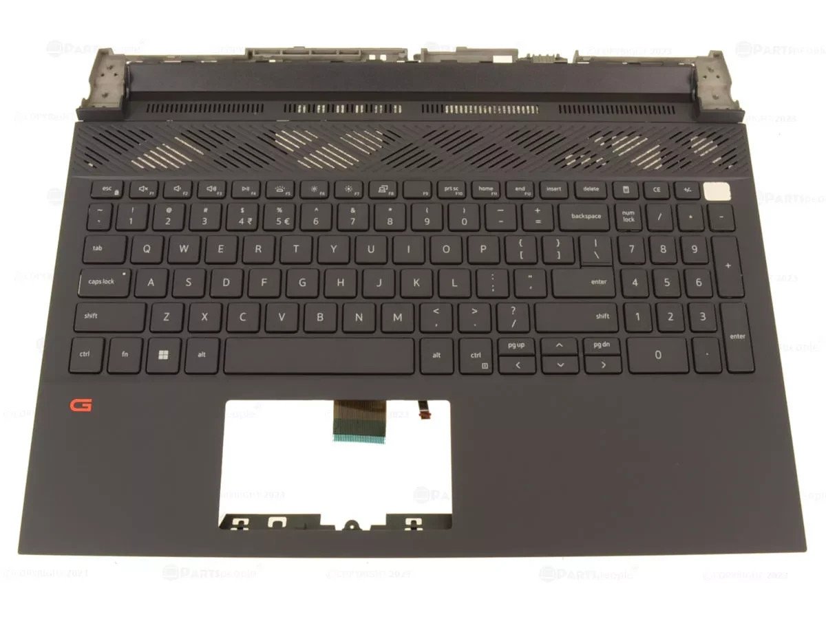 4XJ3D Dell OEM G Series G5 5510 5511 5515 Dark Palmrest US Backlit Keyboard p56