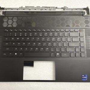 T5KN4 DELL ALIENWARE X16 R1 LAPTOP US KEYBOARD PALMREST ASSEMBLY BLACK p56