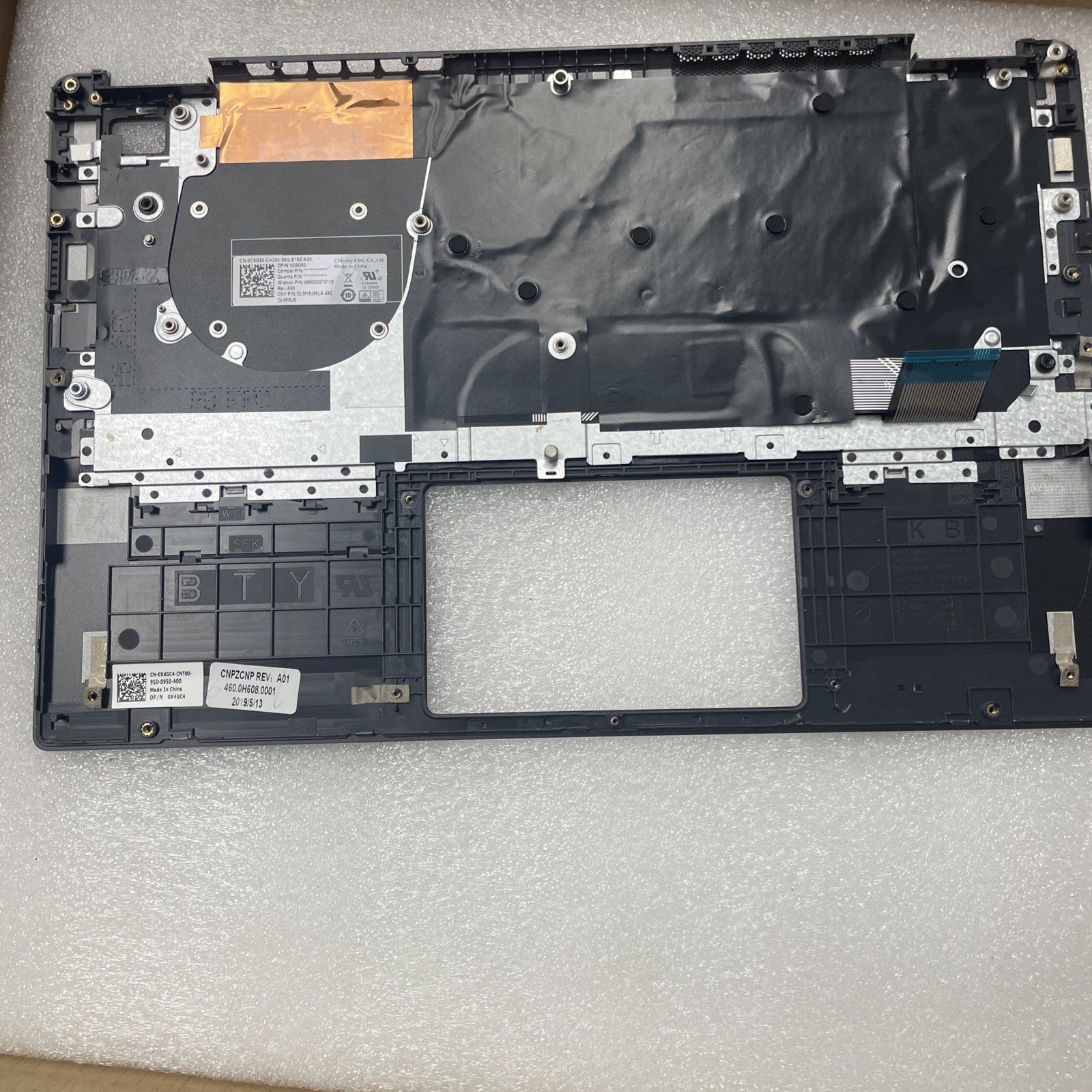 X4GC4 Dell Latitude 13 3301 Vostro 5390 Palmrest US Keyboard AMA01 TW2MD P56 - Image 2