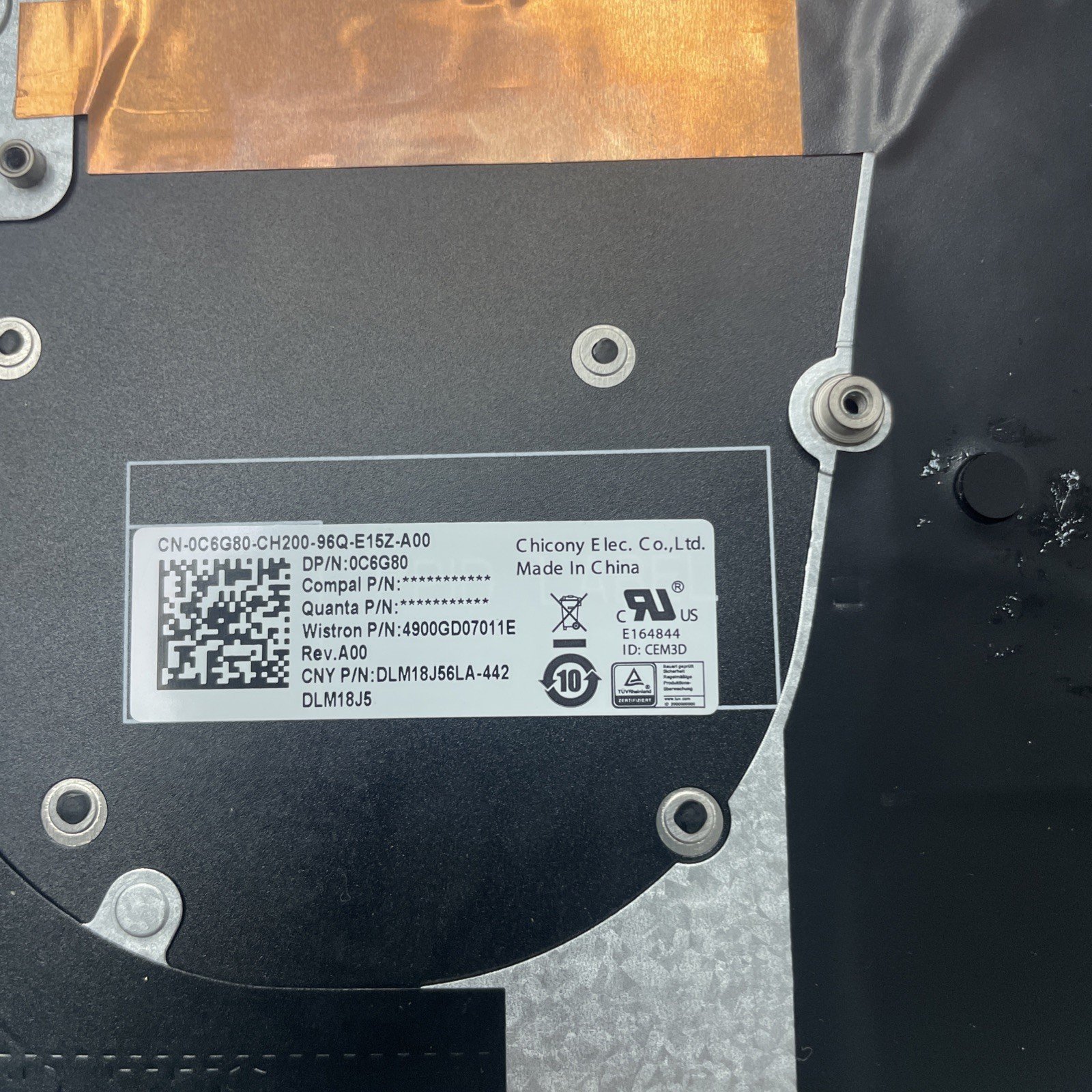 X4GC4 Dell Latitude 13 3301 Vostro 5390 Palmrest US Keyboard AMA01 TW2MD P56 - Image 4