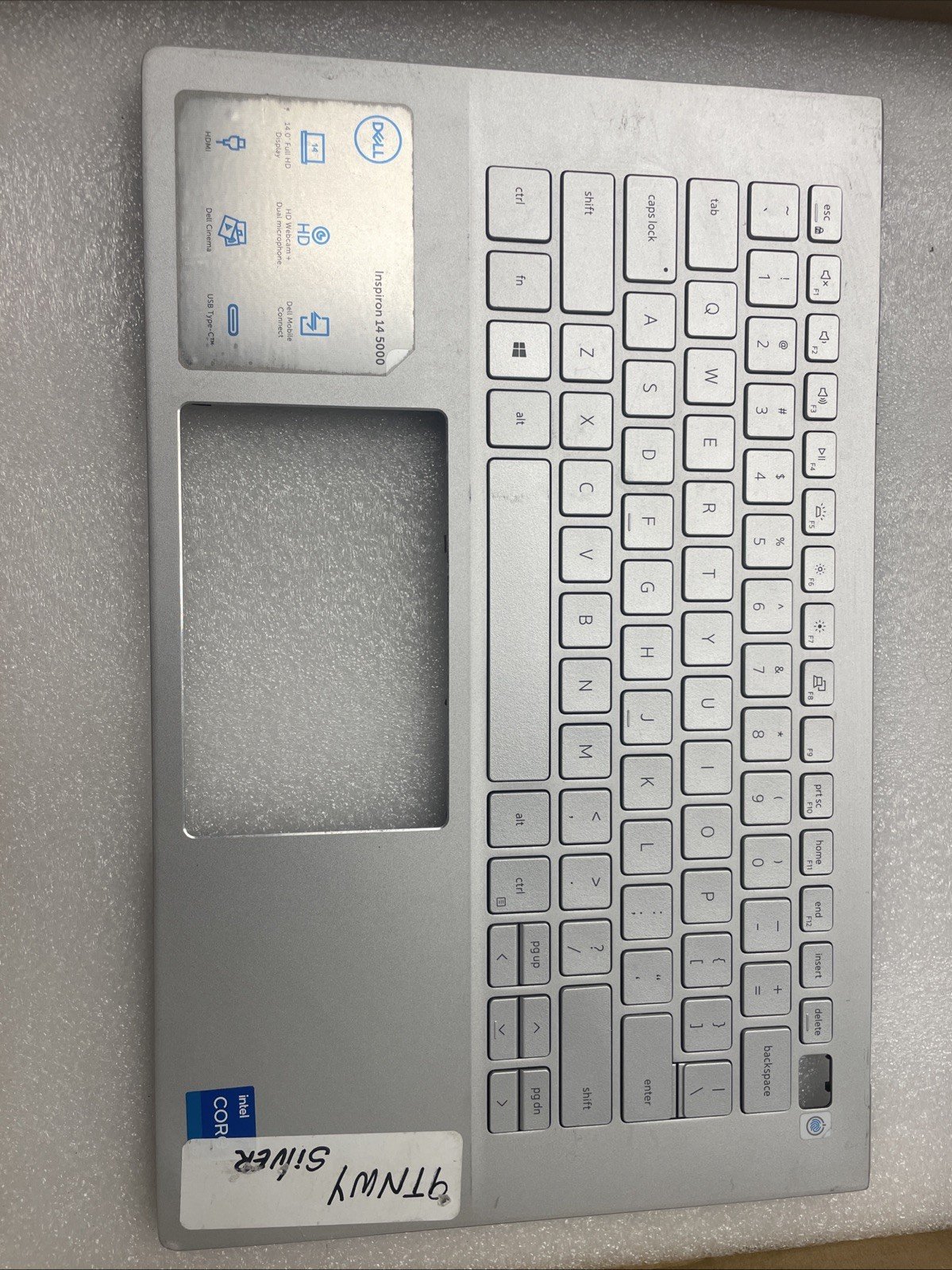 09TNWY Top Palmrest Upper Case US Backlit For Dell Inspiron 5401 5402 5405 P56