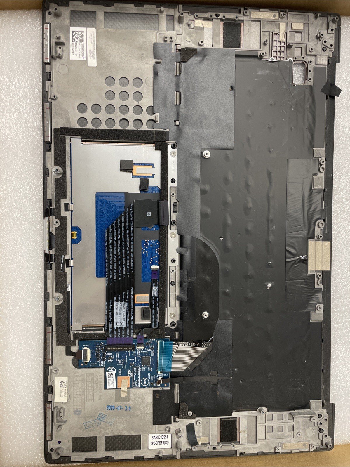 ODW67K Dell XPS 17 9700 Palmrest Touchpad FPR US/EN Backlit Keyboard DW67K P26 - Image 2