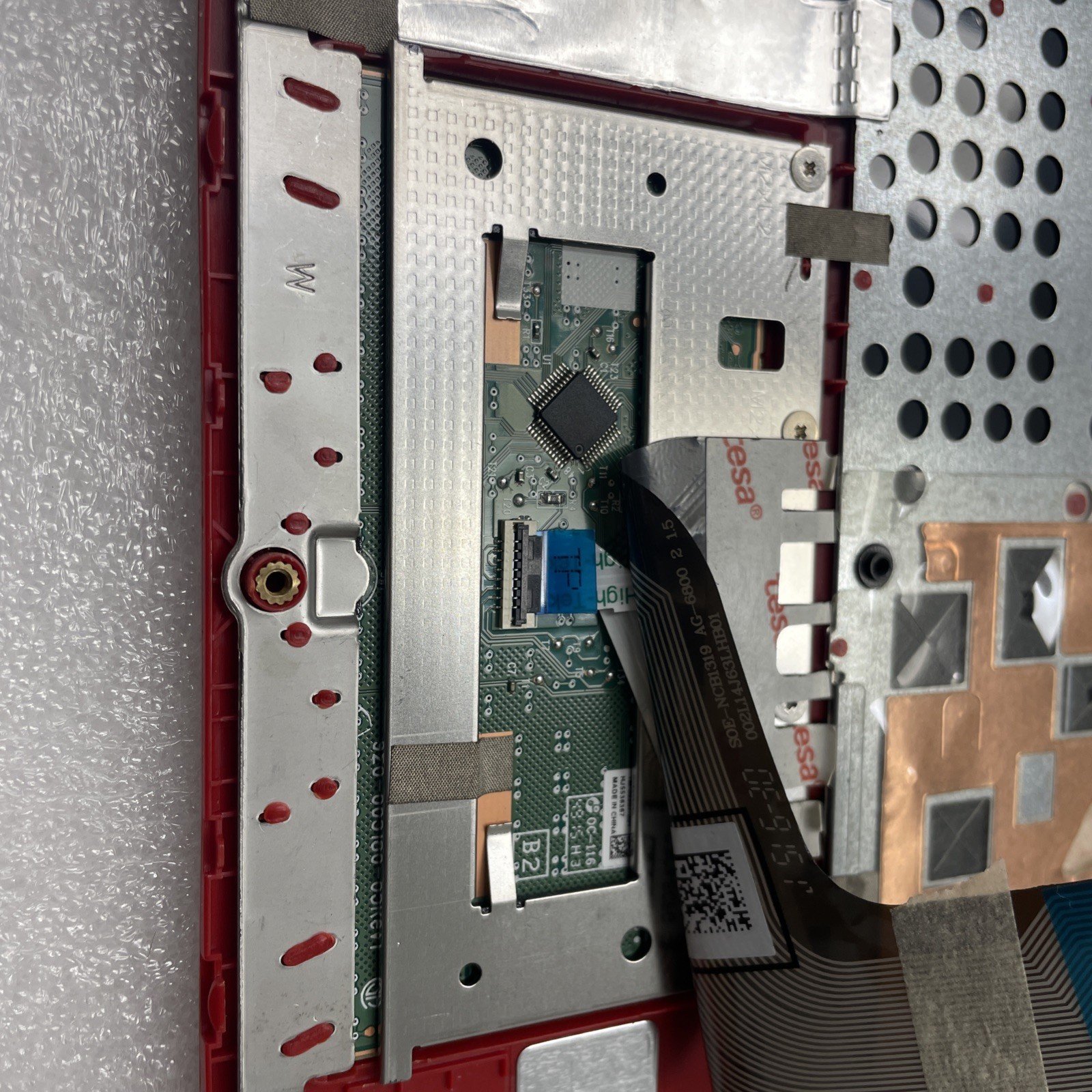 W5C92 Dell OEM Inspiron 3162 3164 Palmrest Touchpad Keyboard Assembly W5C92 P26 - Image 3