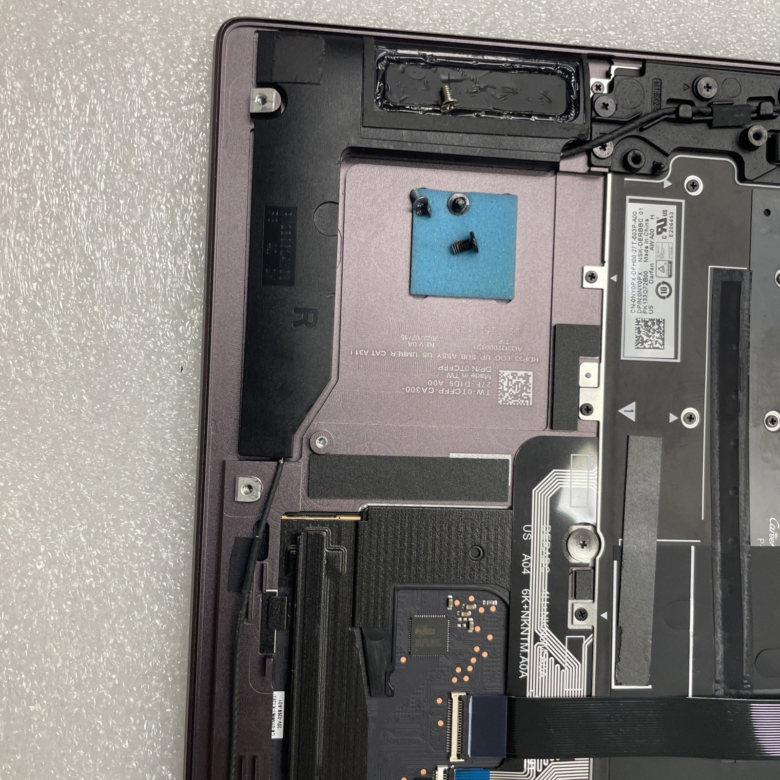 TCFFP Dell XPS13 9315 XPS 9315 Palmrest Keyboard Shell 0TCFFP P26 - Image 4