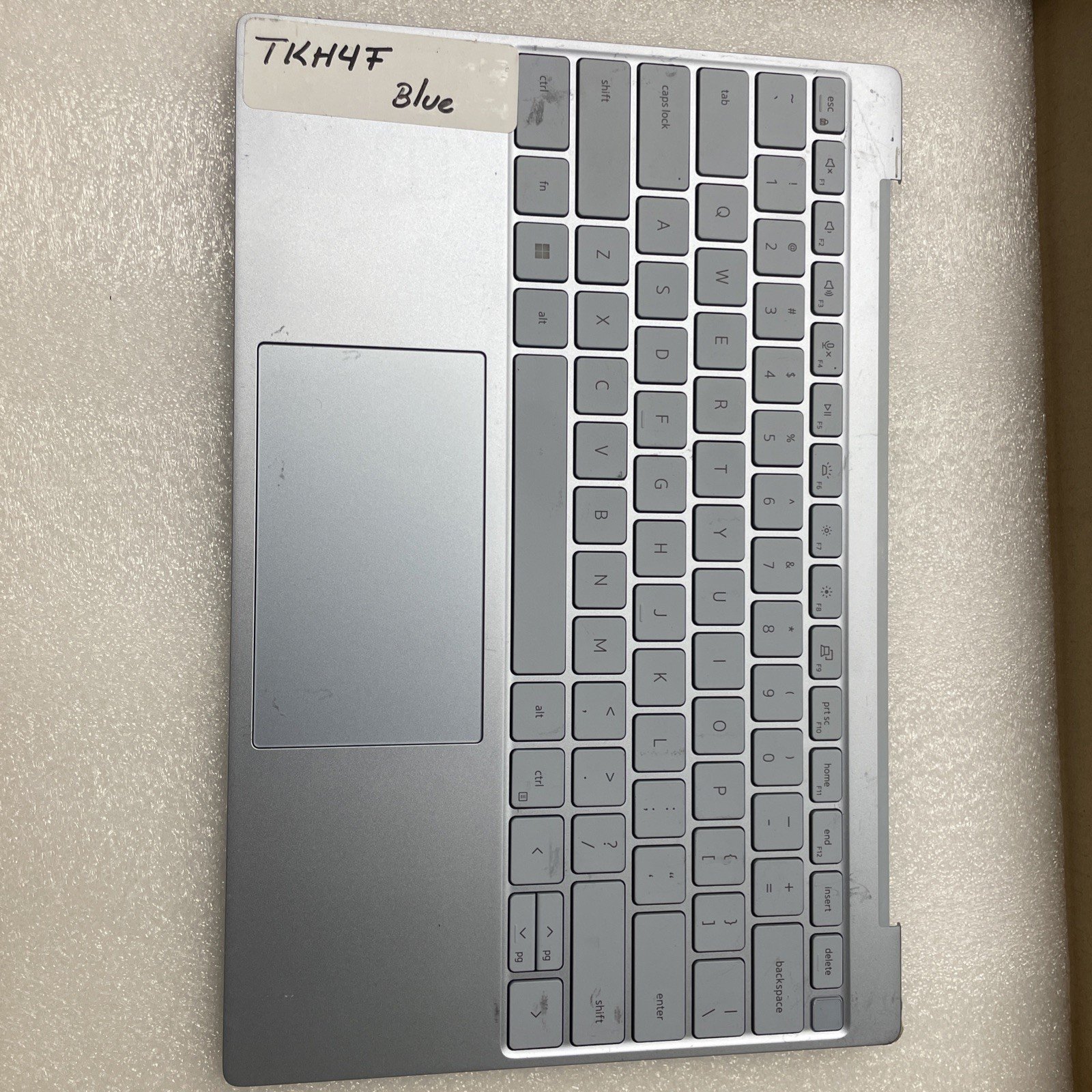 TKH4F DELL XPS 13 LAPTOP KEYBOARD PALMREST TOUCHPAD ASSEMBLY SKY BLUE TKH4F P26
