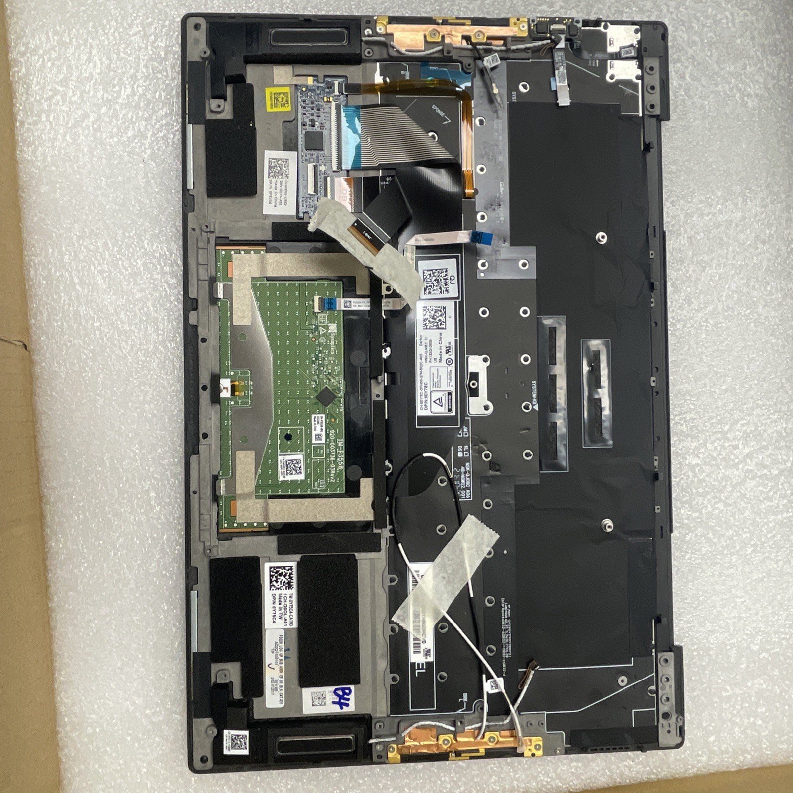 Genuine Dell XPS 9300 LCD Palmrest Touchpad FPR US/EN BCL Keyboard Y75C4 P26 - Image 2