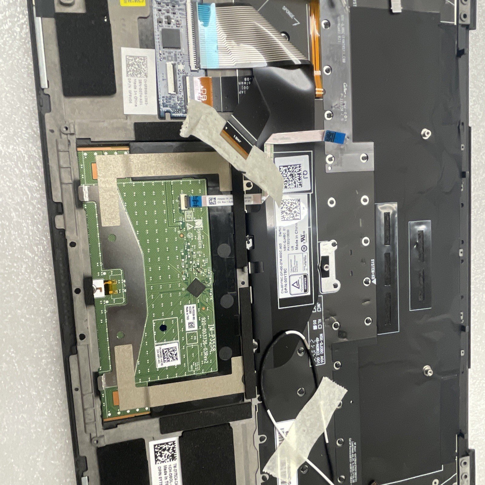 Genuine Dell XPS 9300 LCD Palmrest Touchpad FPR US/EN BCL Keyboard Y75C4 P26 - Image 3