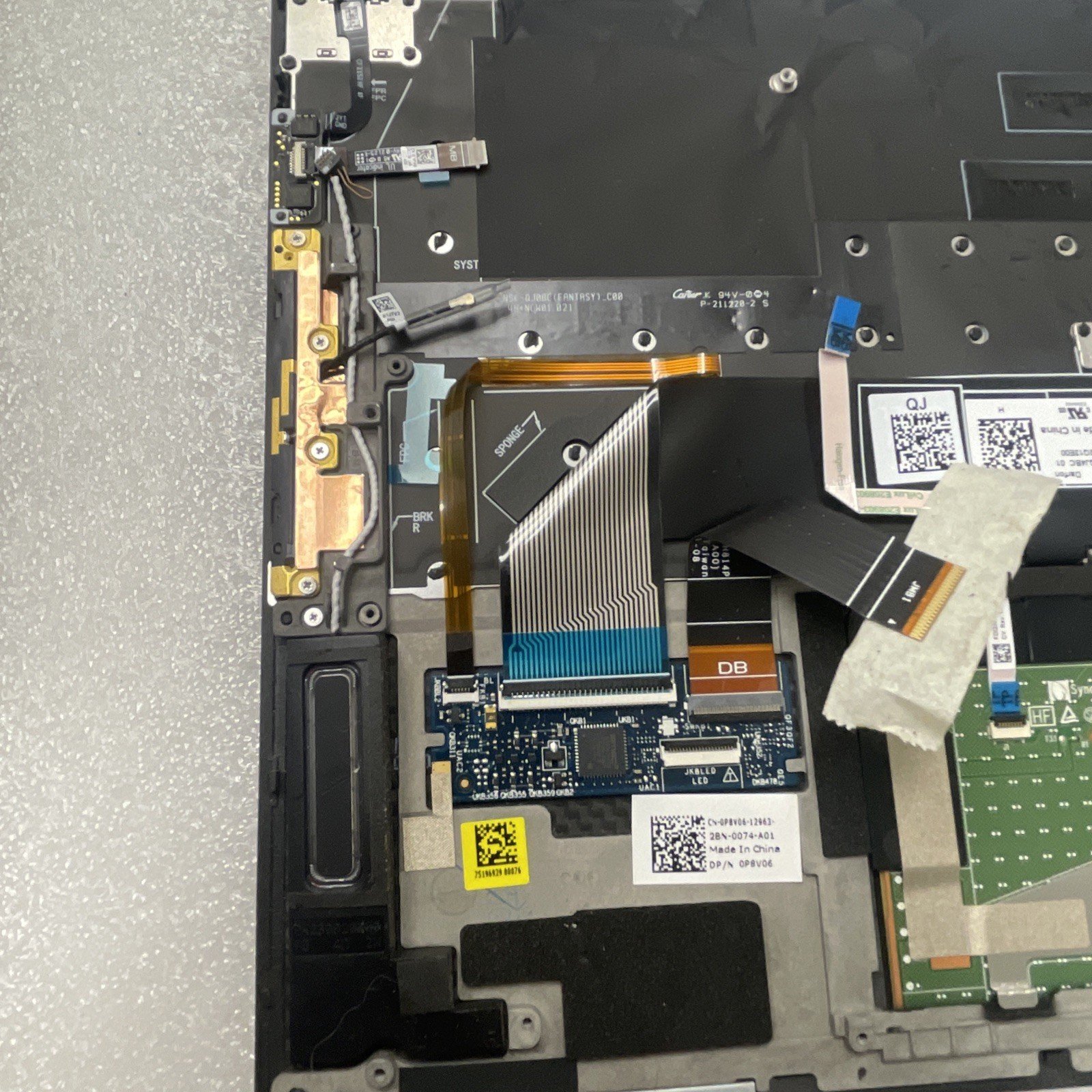 Genuine Dell XPS 9300 LCD Palmrest Touchpad FPR US/EN BCL Keyboard Y75C4 P26 - Image 5