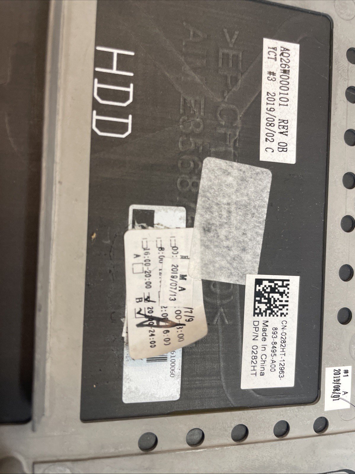 282HT Dell US Palmrest & Keyboard XPS9570-5726SLV-PUS 282HT P11 - Image 3