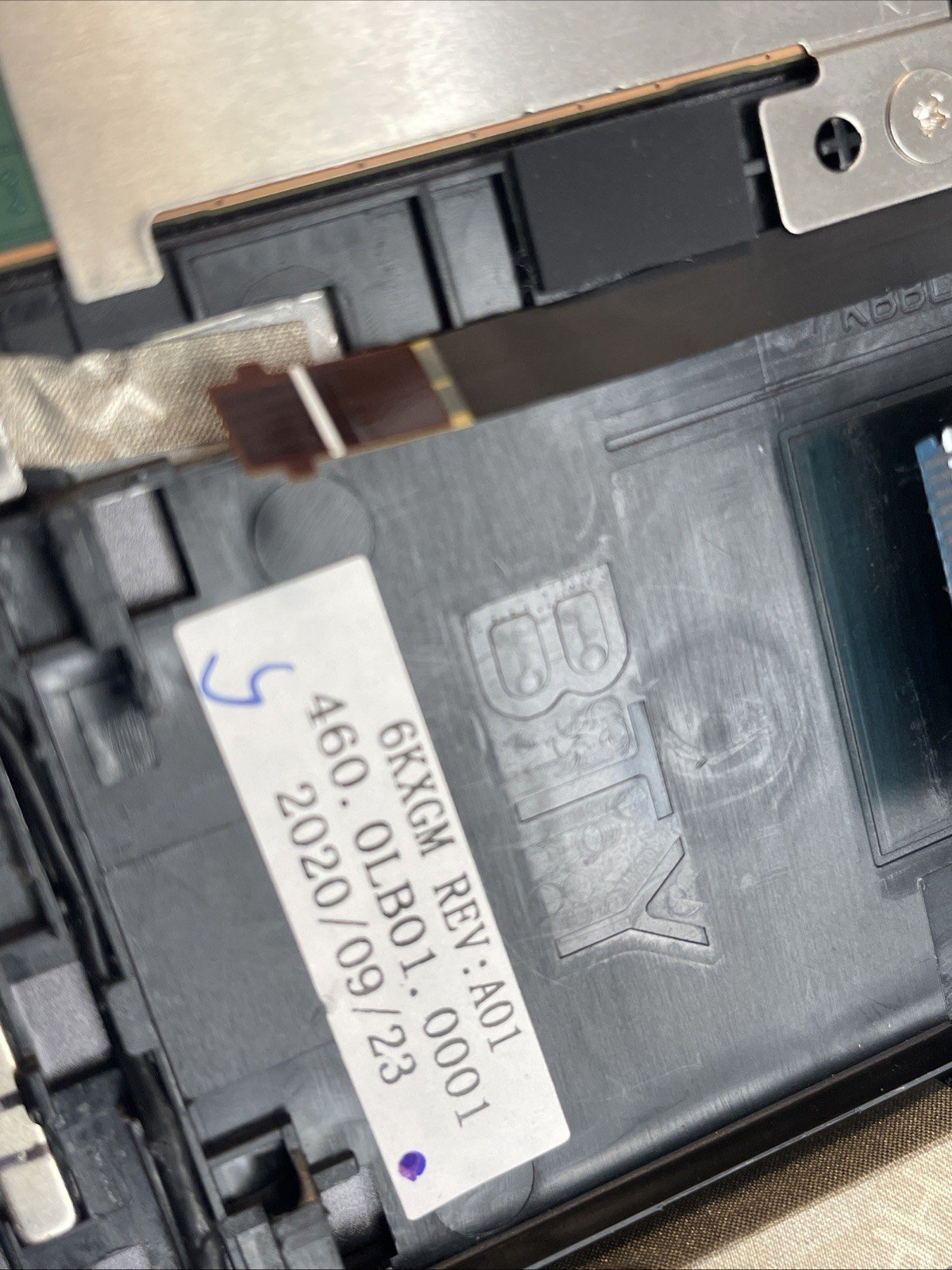 6KXGM M0H4C DELL TOP COVER W KEYBOARD BL INSPIRON 7306 P125G (A) P11 - Image 4