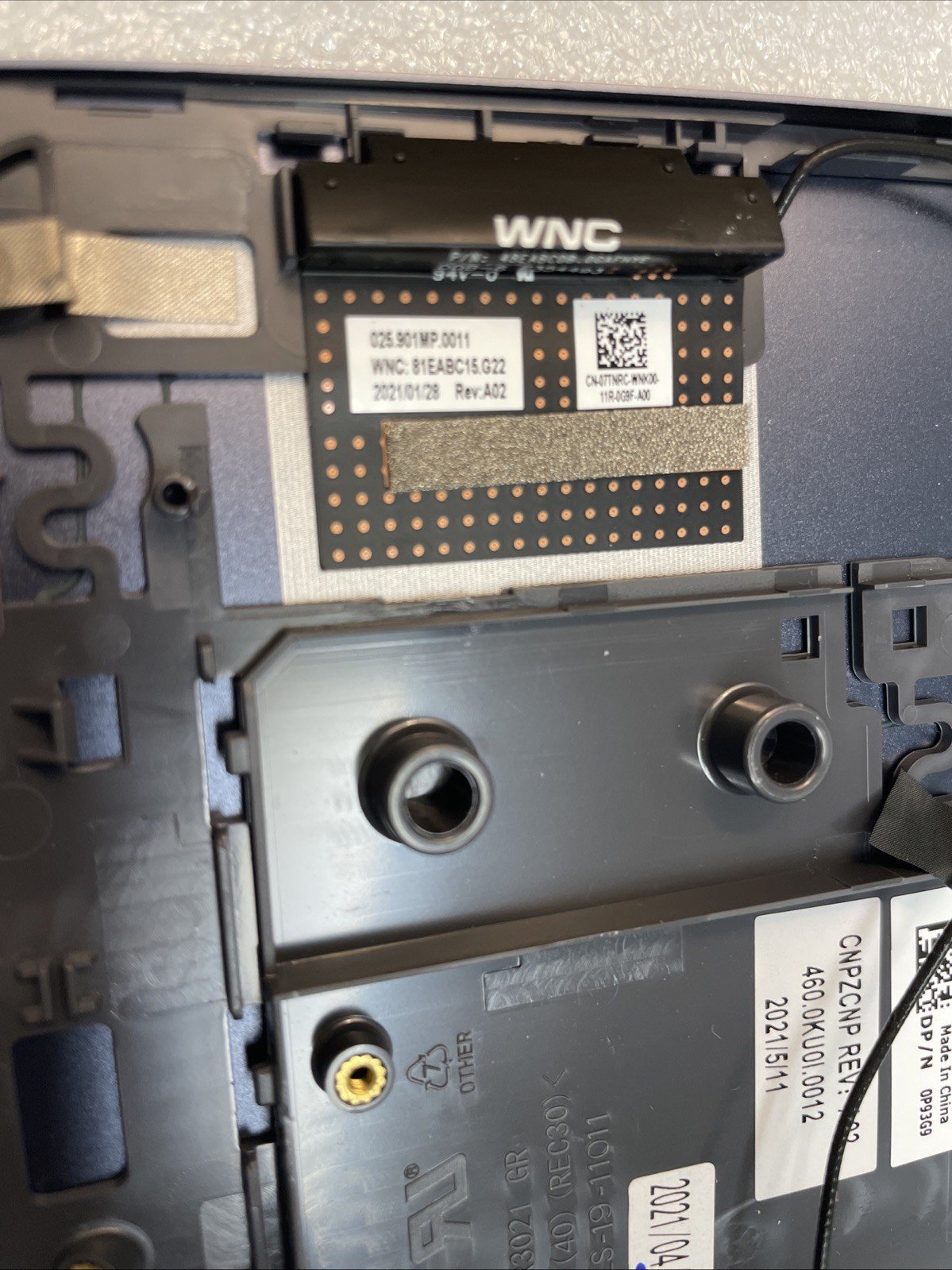 P93G9 Genuine Dell Inspiron 15 5501 Palmrest w/ Keyboard + Touchpad 0P93G9 P11 - Image 3