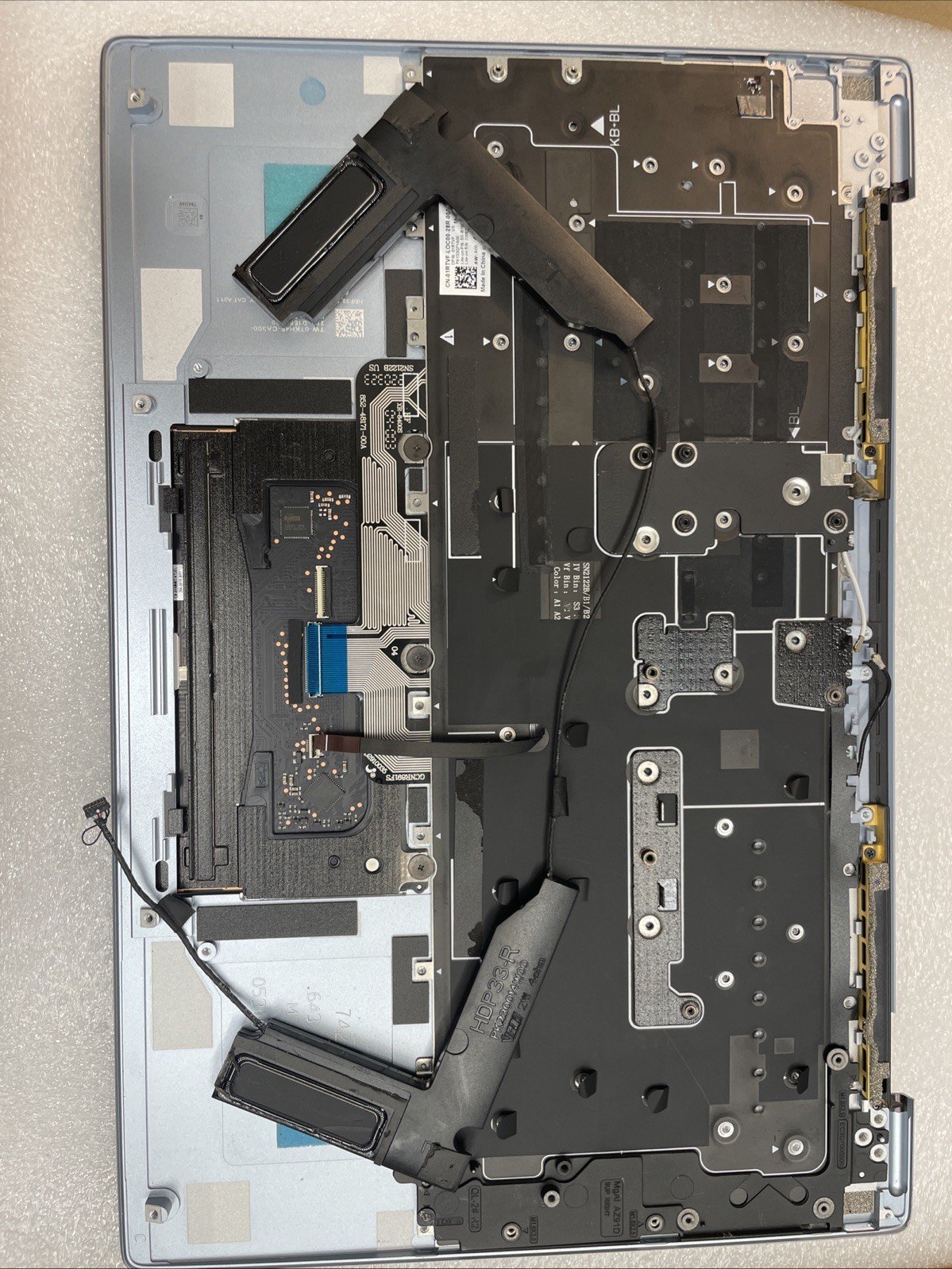 Dell XPS 13 9315 Palmrest US Backlit keyboard TKH4F 0TKH4F P11 - Image 2