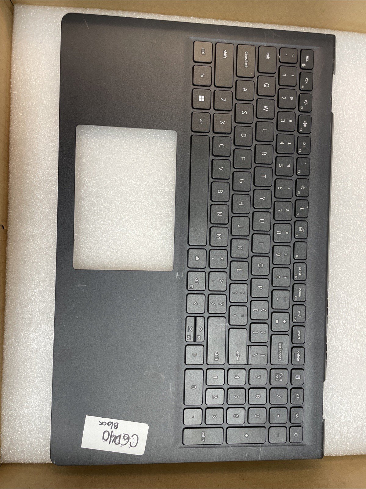 C6D40 Dell Laptop Keyboard and Palmrest - Black - US Layout - C6D40 P11