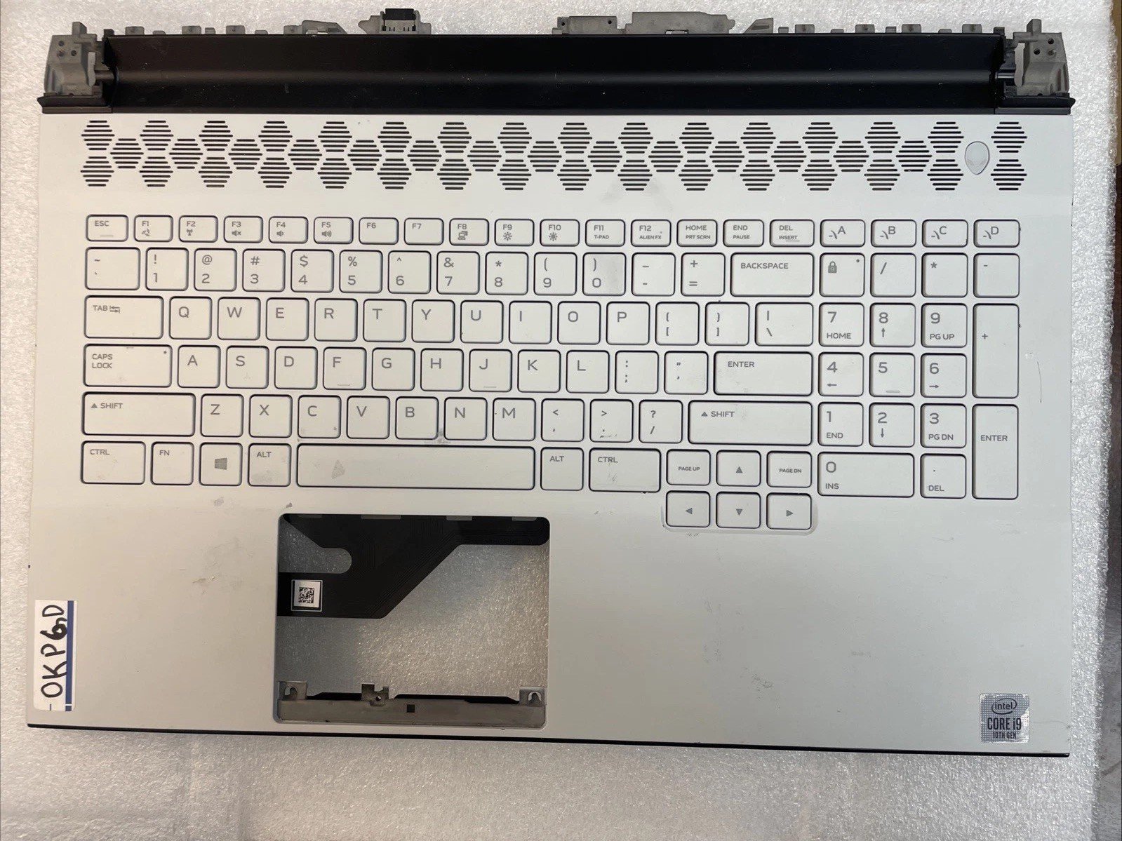 Genuine Dell Alienware M17 R3 Laptop Palmrest US Backlit Keyboard Touchpad 0KP6D