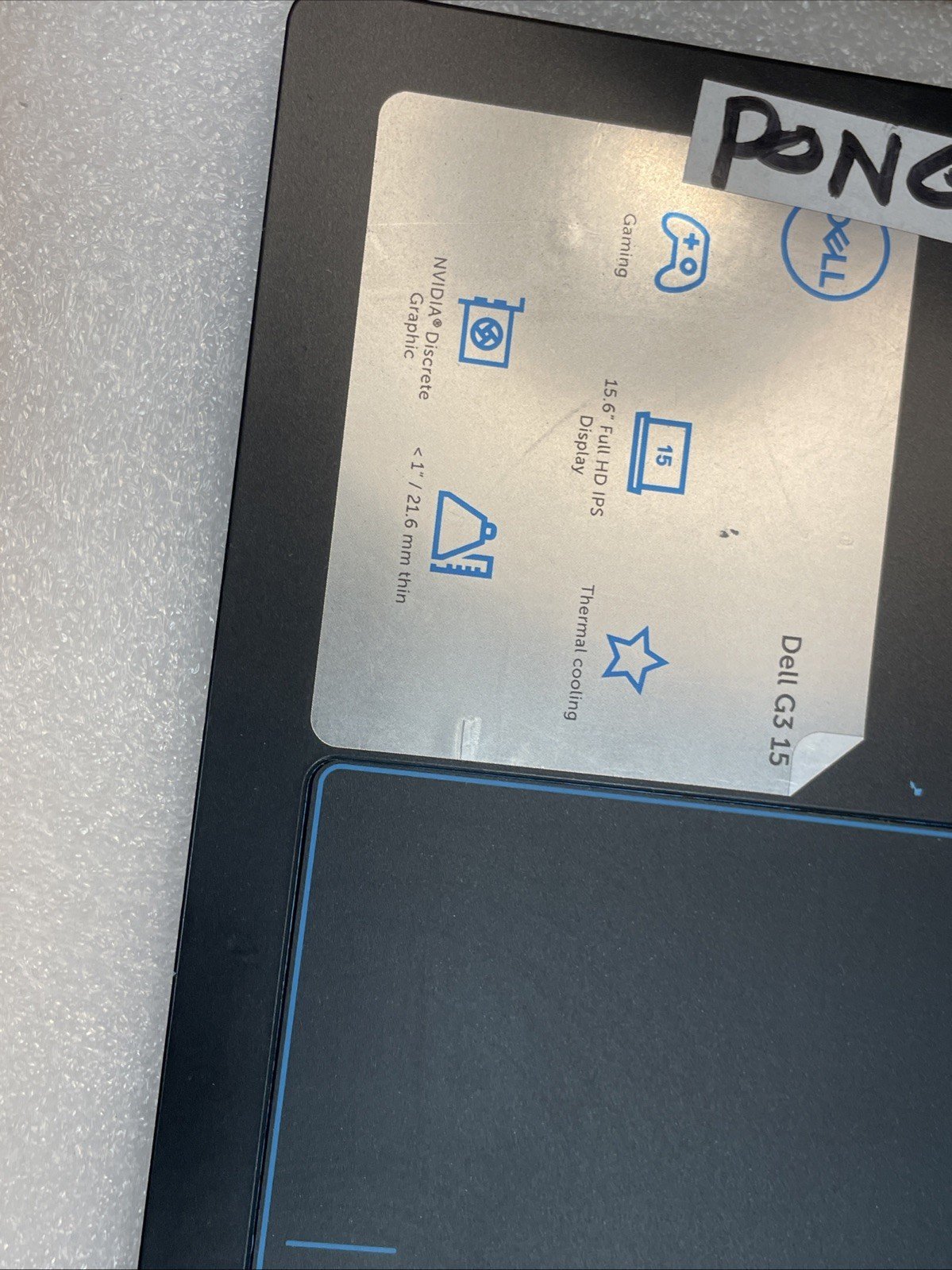 Dell G Series G3 15 3590 Palmrest Case Keyboard With Blue Backlit 0P0NG7 US - Image 3